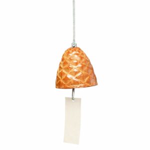 Clochette japonaise Furin en forme de pomme de pin