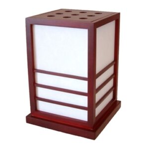 Lampe japonaise sur socle