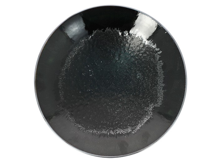 Saladier Noir et gris vu de dessus