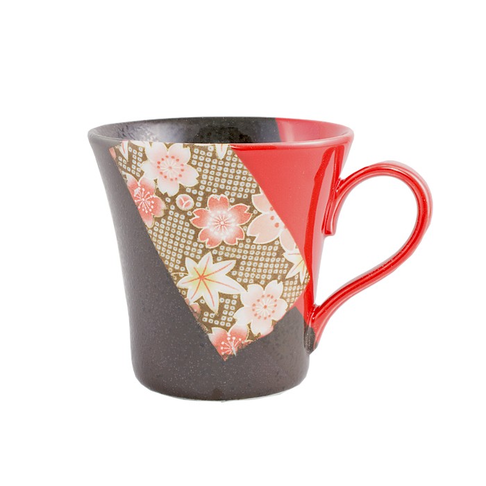 Mug noir et rouge