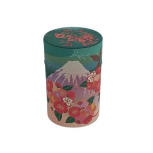 Boite à thé japonaise Fujisan verte