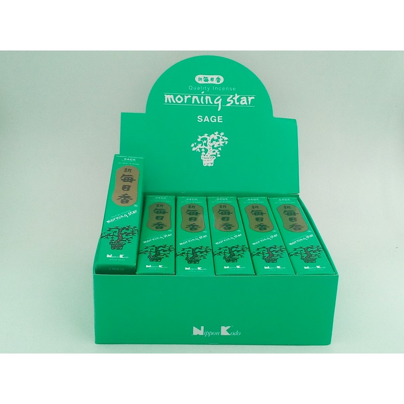 Coffret d’encens japonais Morning Star parfum sauge de Nippon Kodo