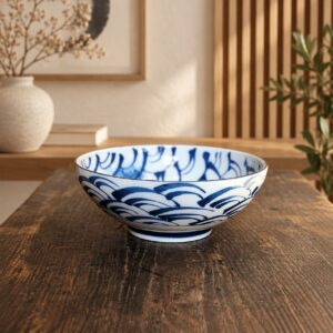 Grand bol Ramen vagues