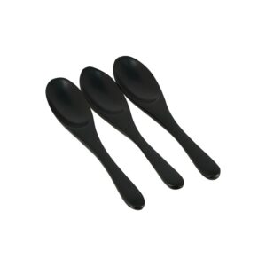 Set de 3 cuillères en bois couleur noir