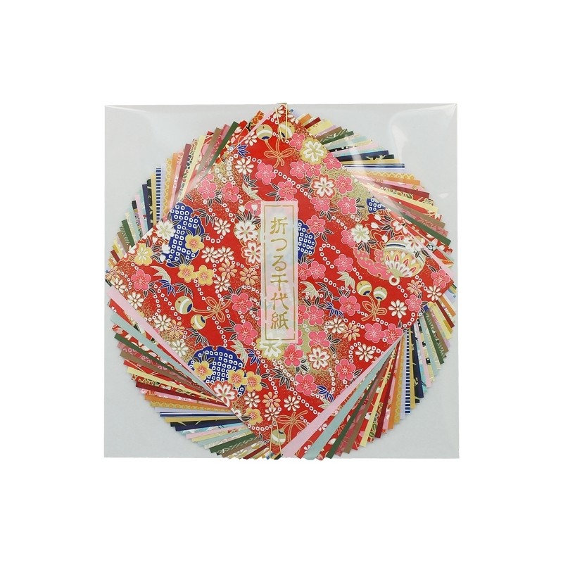 Feuilles de papier pour l’origami au format carré 15 × 15 cm