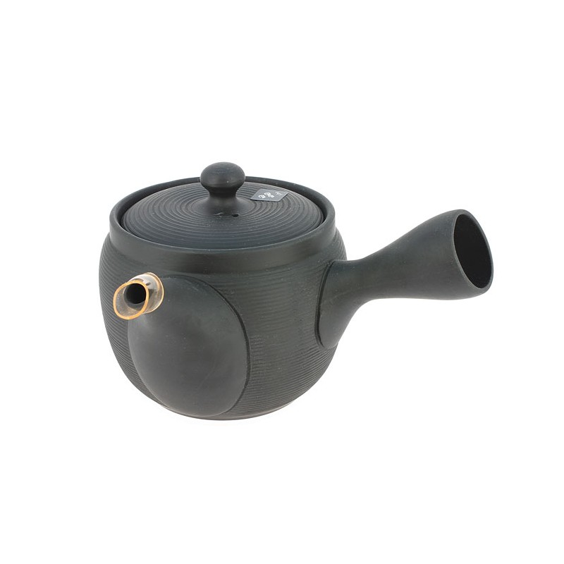 Théière Tokoname en céramique noire, capacité 0,5 litre