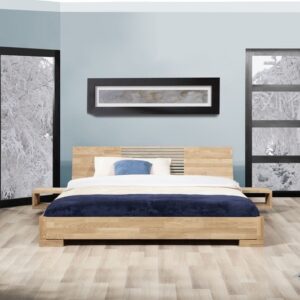 Lit japonais Shizen bas blanchi