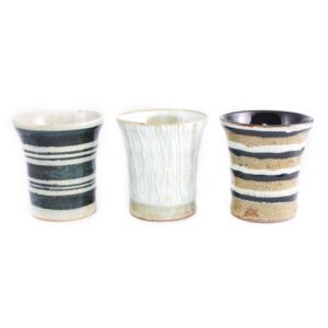 Set de 3 verres à thé japonais