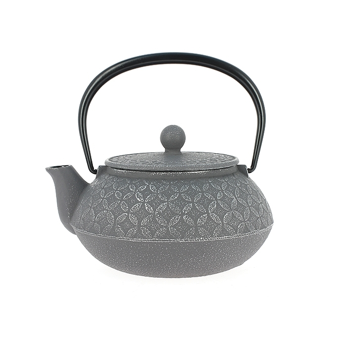 Théière japonaise en fonte grise, modèle classique 0,6 L, fabrication Iwachu