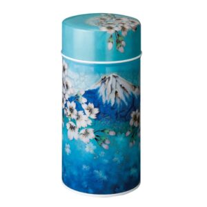 Boîte à thé bleue Mont fuji