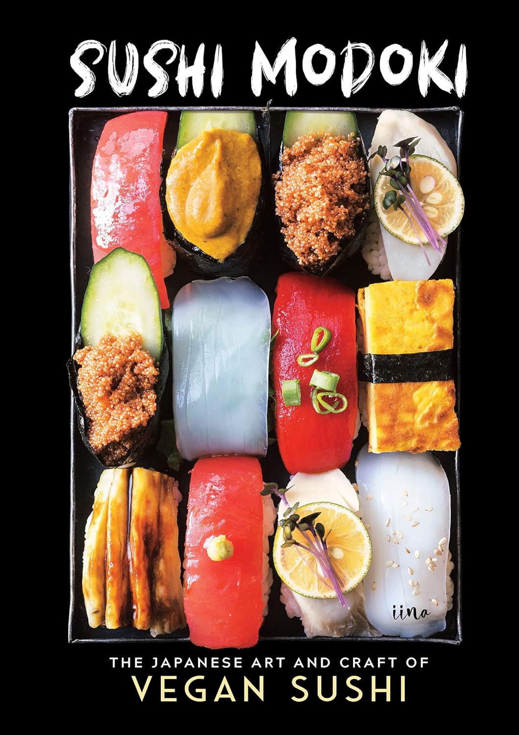 Livre Sushis Modoki, ouvrage de cuisine japonaise végétale consacré aux sushis revisités