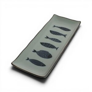 Plat à sushi poissons