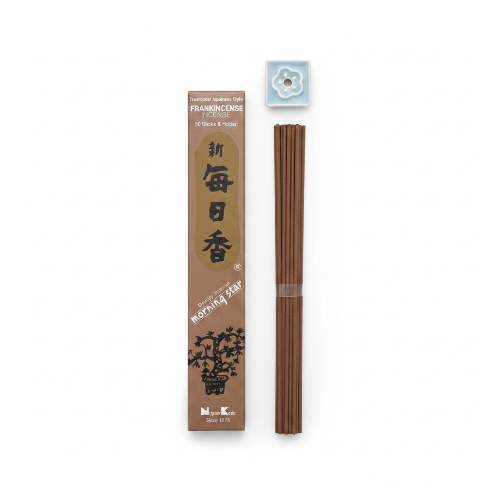 Encens japonais Morning Star Frank de Nippon Kodo, bâtonnets parfumés